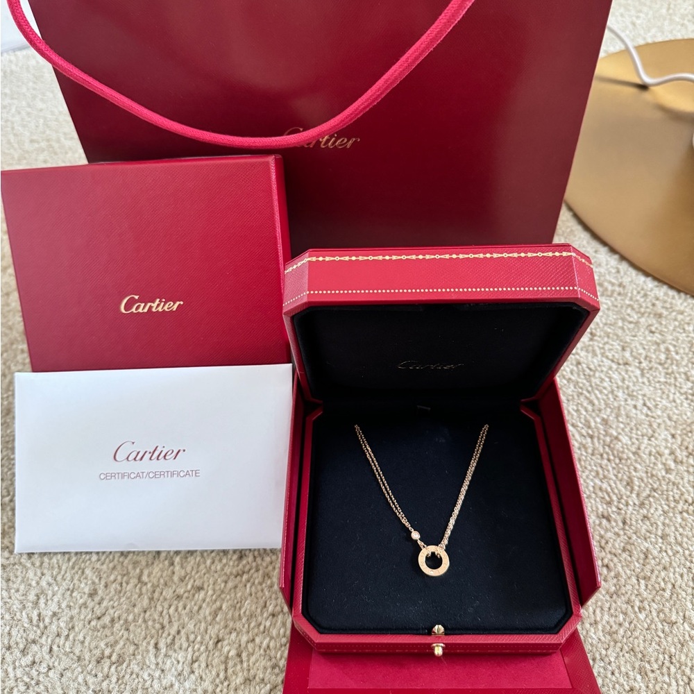 Cartier Love necklace 2 Diamonds